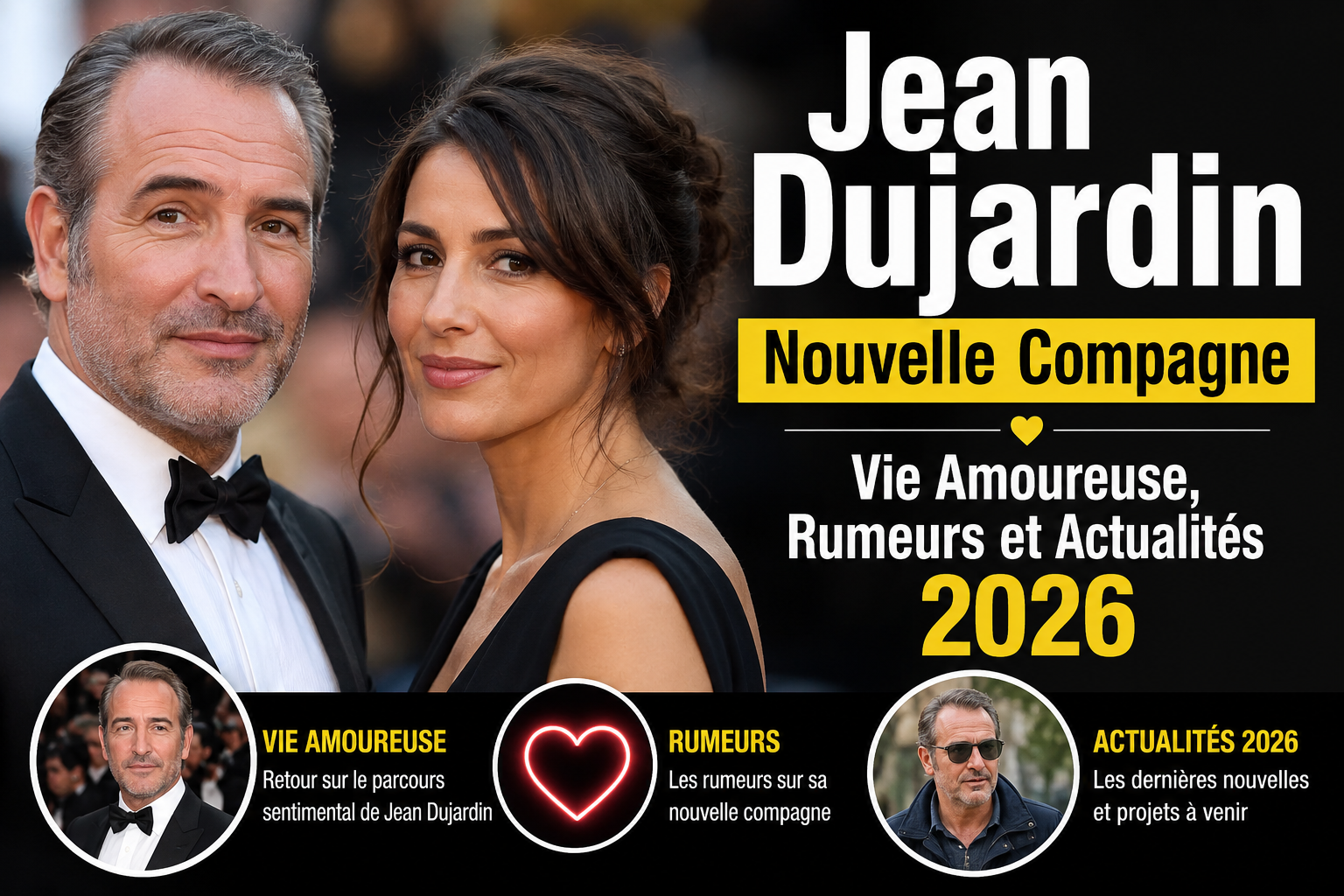 jean dujardin nouvelle compagne