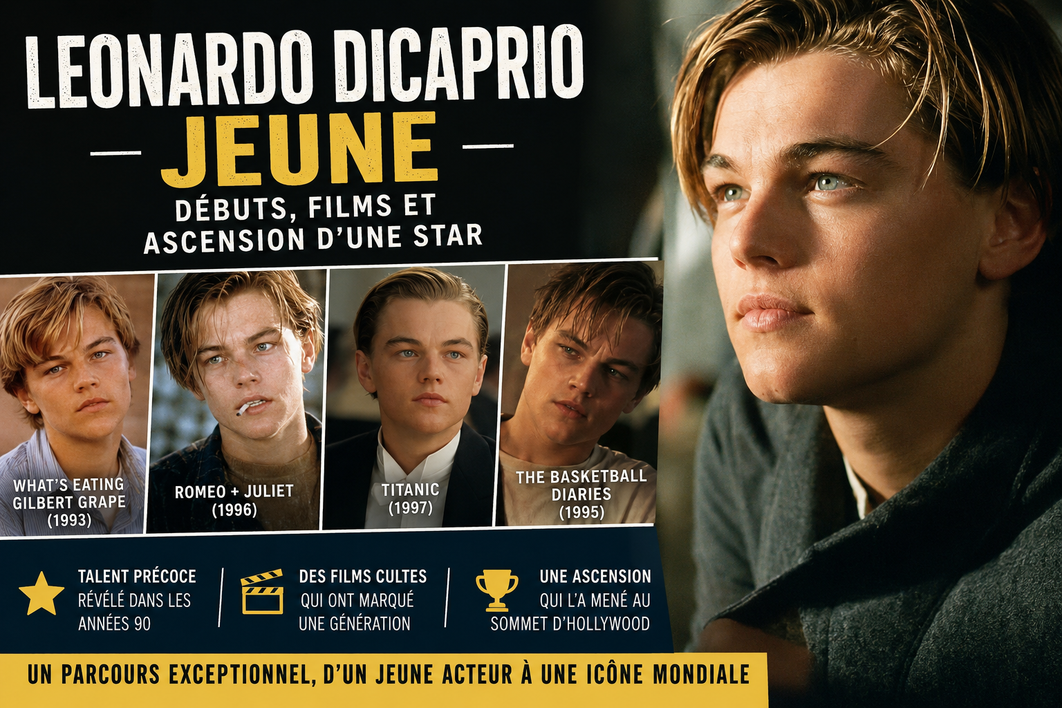 leonardo dicaprio jeune