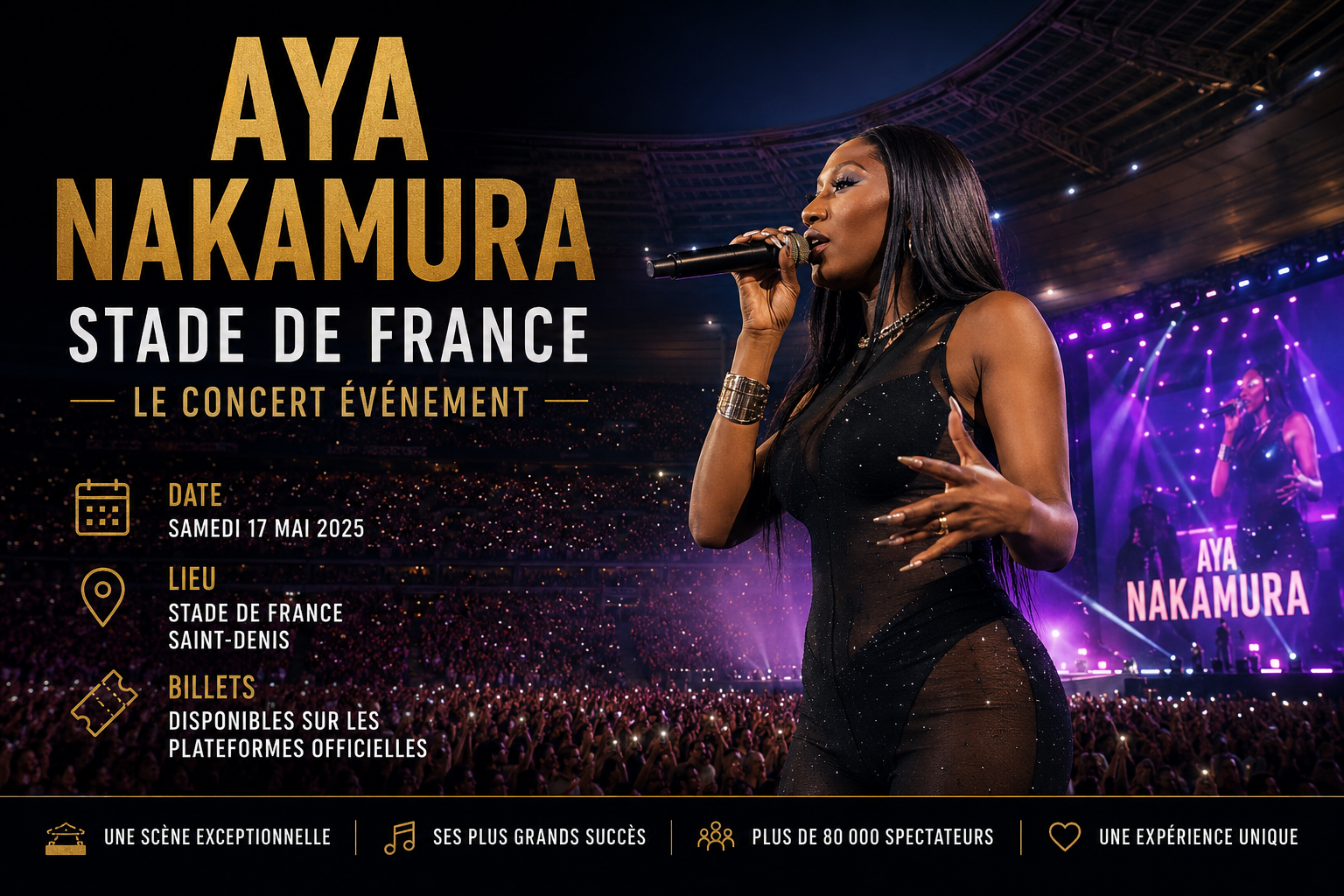 aya nakamura stade de france