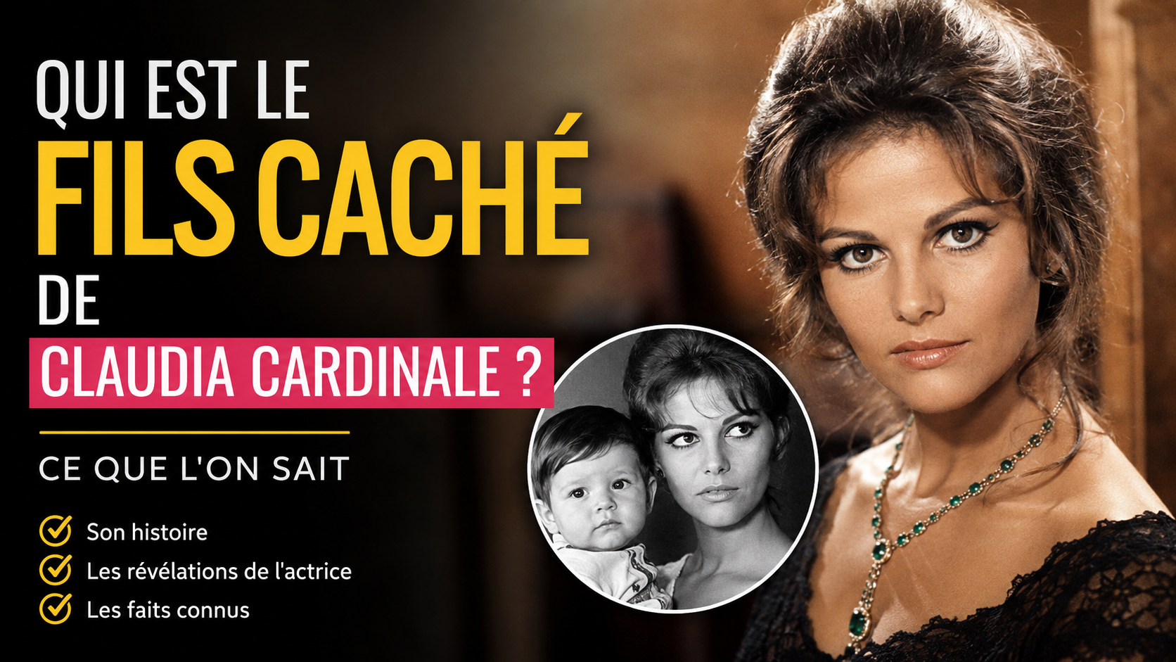 qui est le fils caché de claudia cardinale ?
