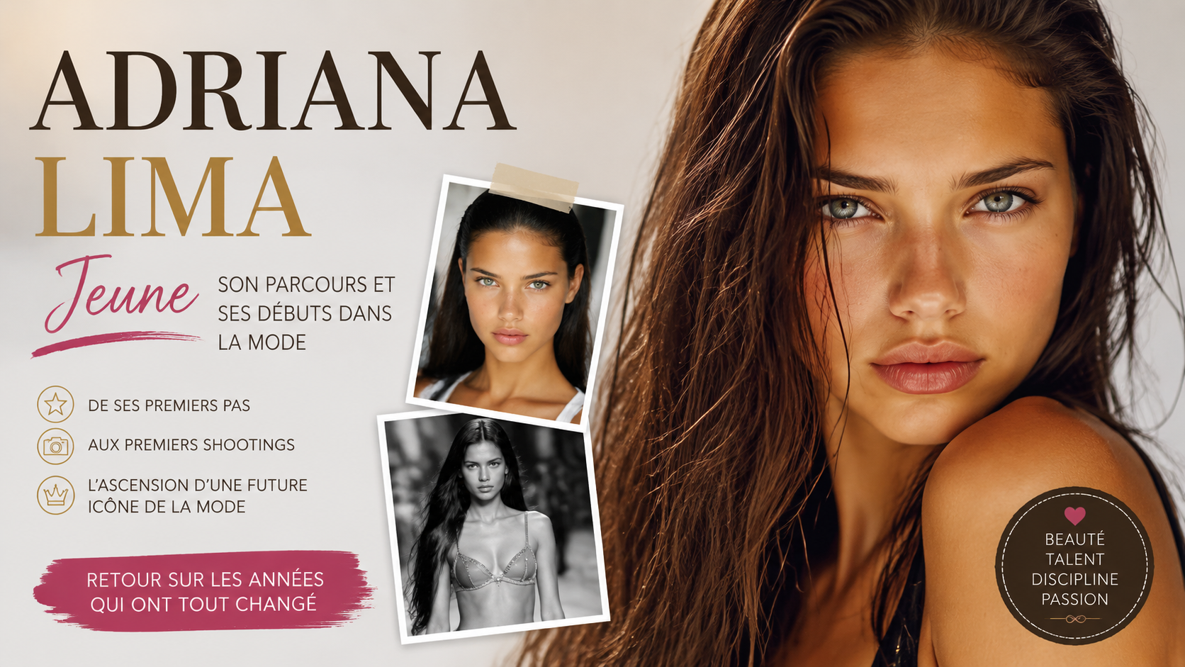 adriana lima jeune